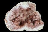 Sparkly, Pink Amethyst Geode Section - Argentina #170192-1